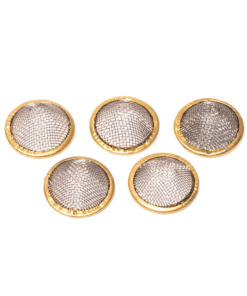 Shop Brass Rim Mesh Pipe Screens - 5 Pack in australian