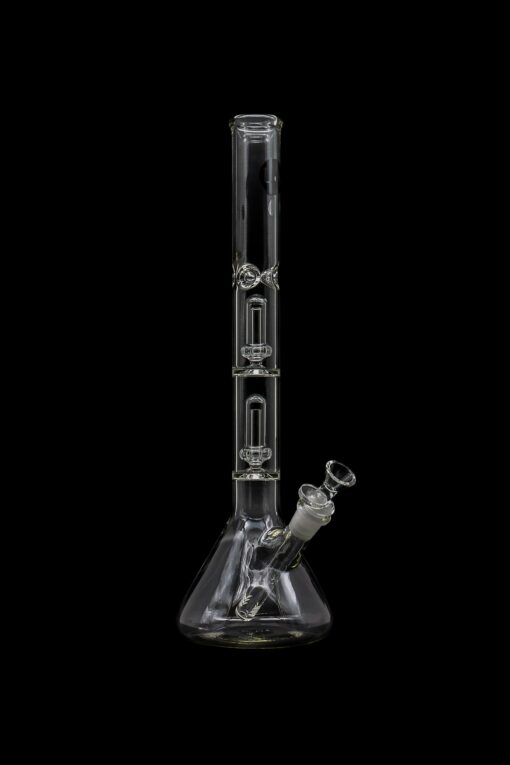 Shop LA Pipes Single or Double Showerhead Perc Beaker Bong in australian