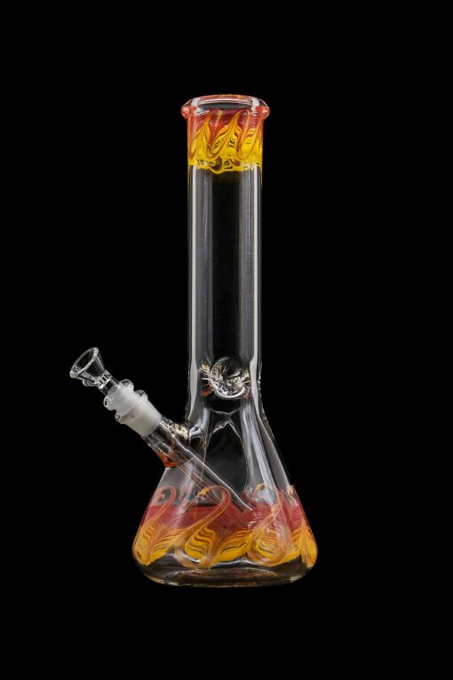 Shop LA Pipes "Phoenix Rising" Color Wrapped Beaker Bong in australian