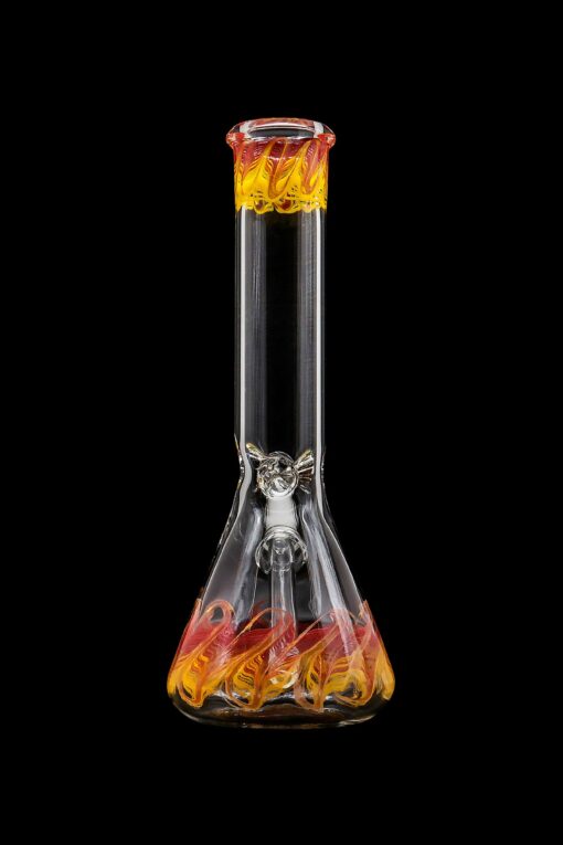 Shop LA Pipes "Phoenix Rising" Color Wrapped Beaker Bong in australian