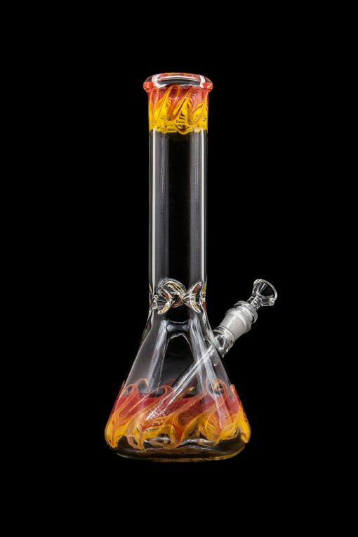 Shop LA Pipes "Phoenix Rising" Color Wrapped Beaker Bong in australian