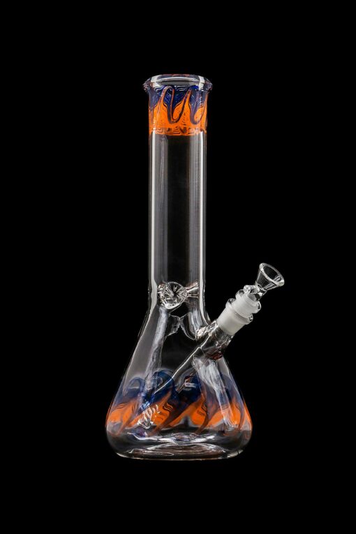 Shop LA Pipes "Phoenix Rising" Color Wrapped Beaker Bong in australian