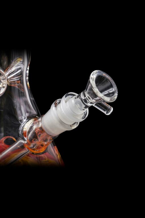 Shop LA Pipes "Phoenix Rising" Color Wrapped Beaker Bong in australian