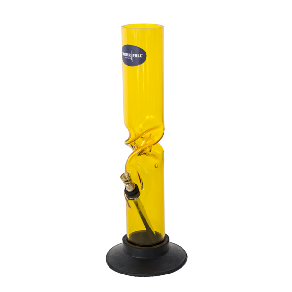 Shop Acrylic Twist Bong - Yellow in australian