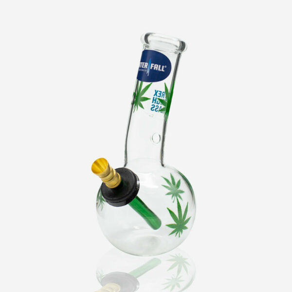 Shop Bonsai Glass Bong - Leaf Decal in australian