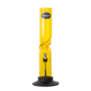 Shop Acrylic Twist Bong - Yellow in australian