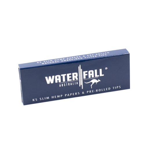 Shop Waterfall Hemp King Size Slim Papers and Tip Kit in australian