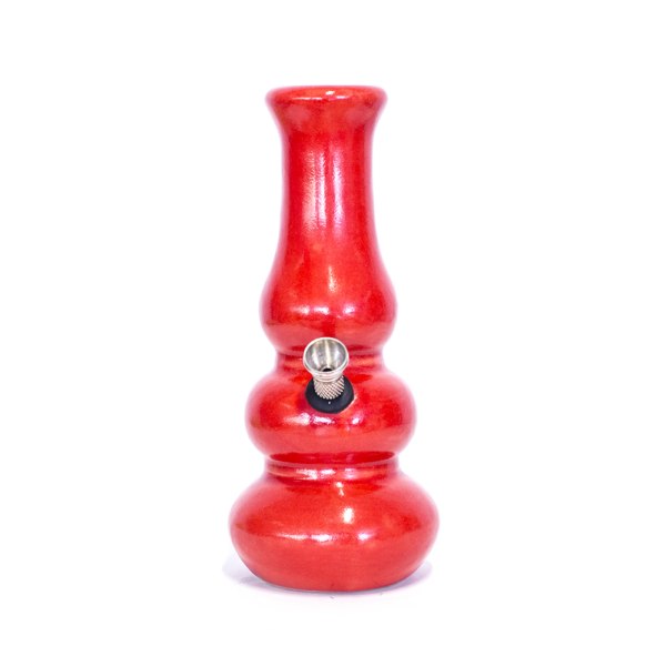 Shop Aladdin Triple Bubble Ceramic Bong - Red in australian