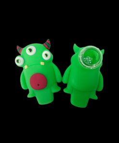 Shop Cloud 8 Silicone 3 Eye Monster Hand Pipe in australian