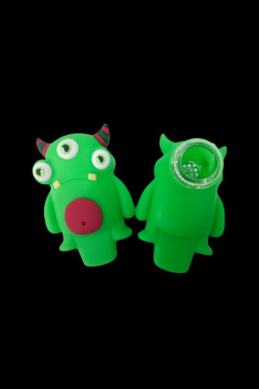 Shop Cloud 8 Silicone 3 Eye Monster Hand Pipe in australian