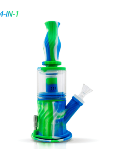 Shop Waxmaid 4 in 1 Double Percolator Silicone Water Pipe in australian