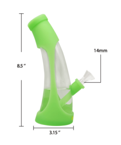 Shop Waxmaid Horn Silicone Glass Water Pipe in australian