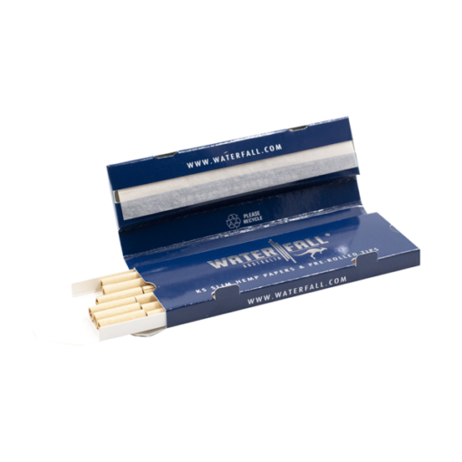 Shop Waterfall Hemp King Size Slim Papers and Tip Kit in australian