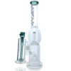 Shop 16" AFM Glass Quad Shower-head Smokey Glass Beaker Bong Bundle in australian