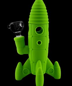 Shop Cloud 8 Rocket Ship Silicone & Glass Water Pipe in australian