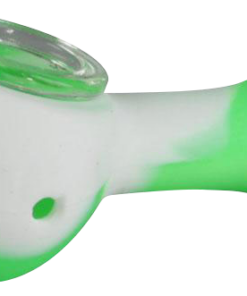 Shop Classic Silicone Hand Pipe with Glass Bowl in australian