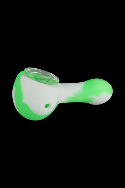 Shop Classic Silicone Hand Pipe with Glass Bowl in australian