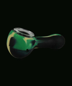 Shop Classic Silicone Hand Pipe with Glass Bowl in australian