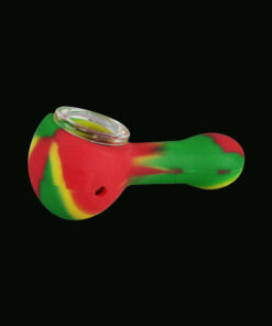 Shop Classic Silicone Hand Pipe with Glass Bowl in australian