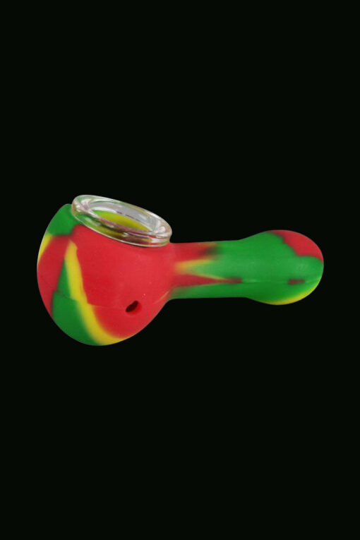 Shop Classic Silicone Hand Pipe with Glass Bowl in australian