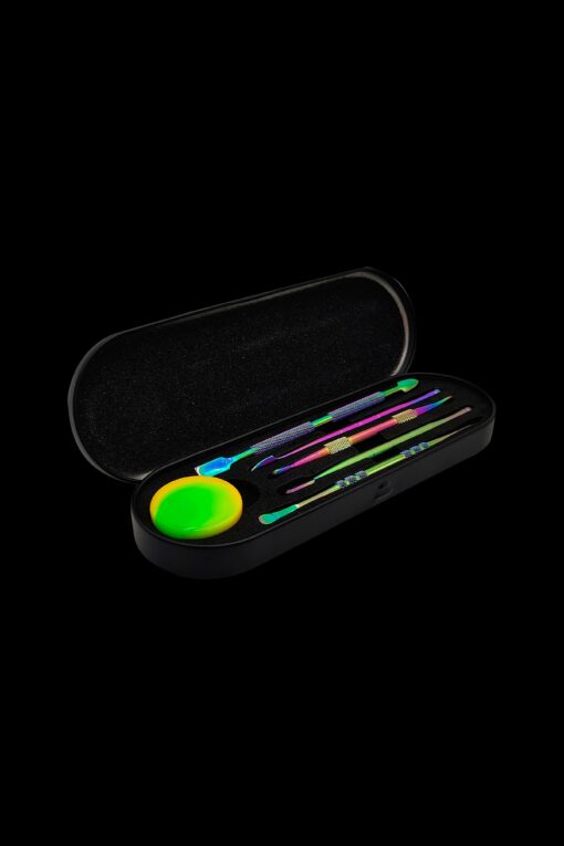 Shop High Society Dabber's 5 Piece Tool Kit with Silicone Oil Jar in australian