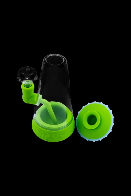 Shop Cloud 8 Flying Saucer Silicone & Glass Water Pipe in australian