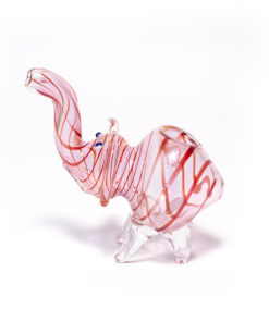 Shop NELLY THE ELEPHANT GLASS PIPE (RED) in australian