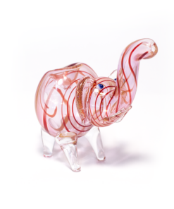 Shop NELLY THE ELEPHANT GLASS PIPE (RED) in australian