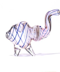 Shop PIPE - GLASS ELEPHANT BLUE SWIRLS in australian