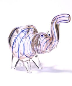 Shop PIPE - GLASS ELEPHANT BLUE SWIRLS in australian