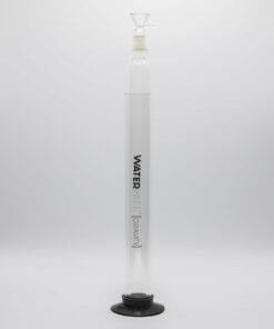 Shop WATERFALL GRAVITY GLASS PIPE 53CM BLACK BASE in australian