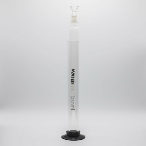 Shop WATERFALL GRAVITY GLASS PIPE 53CM BLACK BASE in australian