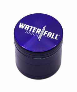 Shop Four-Part Aluminium Grinder with Removable Screen - Blue (50mm) in australian