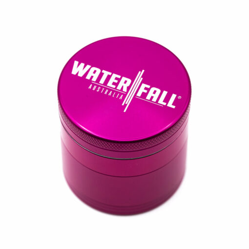 Shop Four-Part Aluminium Grinder with Removable Screen - Pink (50mm) in australian