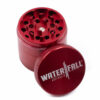 Shop Four-Part Aluminium Grinder with Removable Screen - Red (50mm) in australian