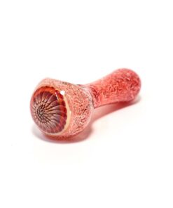 Shop PIPE - GLASS GRASS CUT HEAVY HONEY COMB RED in australian