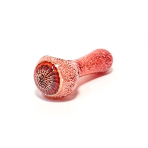 Shop PIPE - GLASS GRASS CUT HEAVY HONEY COMB RED in australian