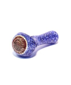 Shop PIPE - GLASS GRASS CUT HEAVY HONEY COMB BLUE in australian