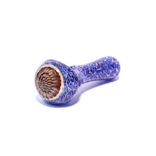 Shop PIPE - GLASS GRASS CUT HEAVY HONEY COMB BLUE in australian