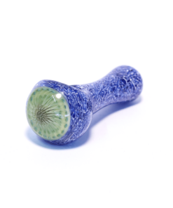 Shop PIPE - GLASS GRASS CUT HEAVY HONEY COMB BLUE in australian