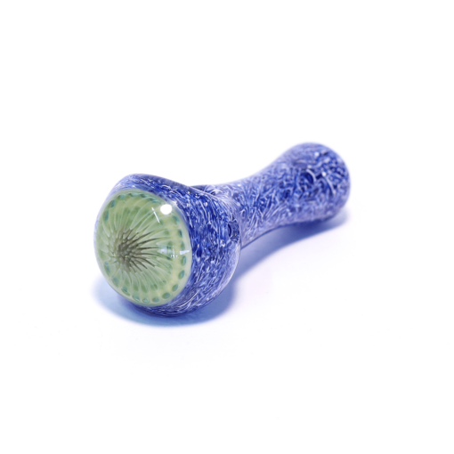 Shop PIPE - GLASS GRASS CUT HEAVY HONEY COMB BLUE in australian