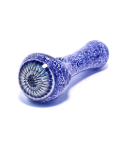 Shop PIPE - GLASS GRASS CUT HEAVY HONEY COMB BLUE in australian