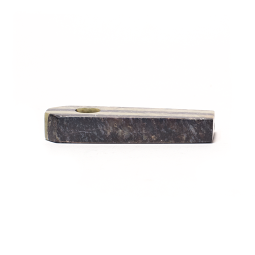 Shop PIPE - SOAPSTONE 9CM COFFIN SHAPE WITH 5 STRIPES in australian