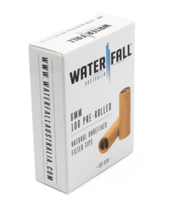 Shop Waterfall Pre-Rolled Tips - Box of 100 (6mm x 18mm L) in australian