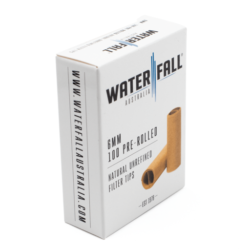 Shop Waterfall Pre-Rolled Tips - Box of 100 (6mm x 18mm L) in australian