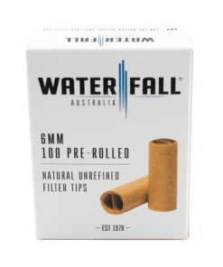 Shop Waterfall Pre-Rolled Tips - Box of 100 (6mm x 18mm L) in australian