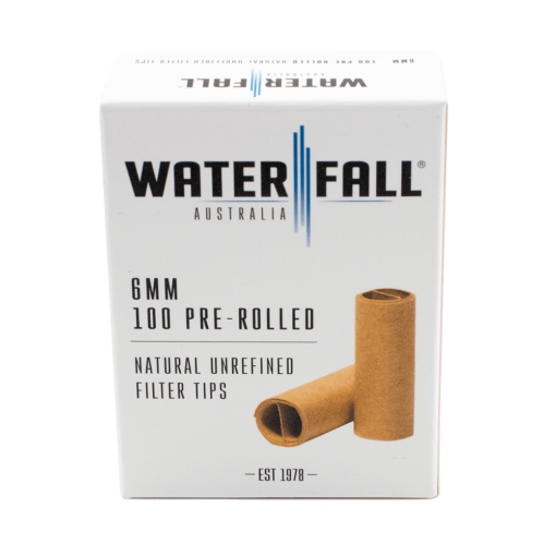 Shop Waterfall Pre-Rolled Tips - Box of 100 (6mm x 18mm L) in australian