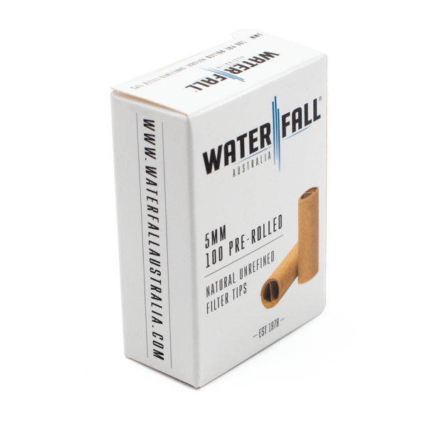 Shop [WATERFALL] Prerolled Tips Box of 100 (5x18mm) L in australian