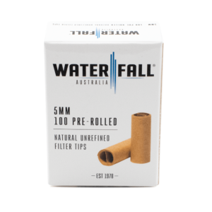 Shop [WATERFALL] Prerolled Tips Box of 100 (5x18mm) L in australian