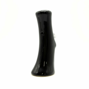 Shop Small Gripper Ceramic Bong - Black (Green Leaf) in australian